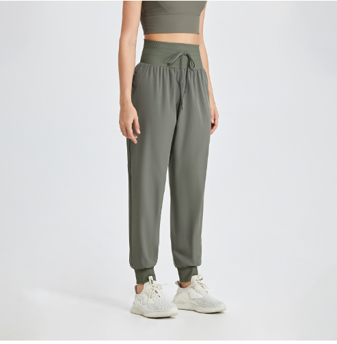 Women's Loose Fit Harem Pants with Pockets for Yoga