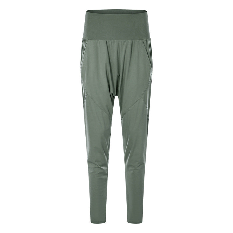 Women's Loose Fit Harem Pants with Pockets for Yoga