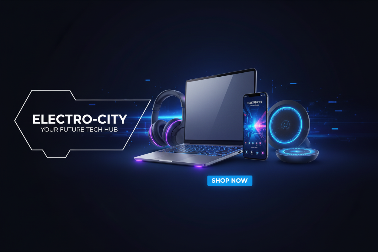 Electronic Store Banner